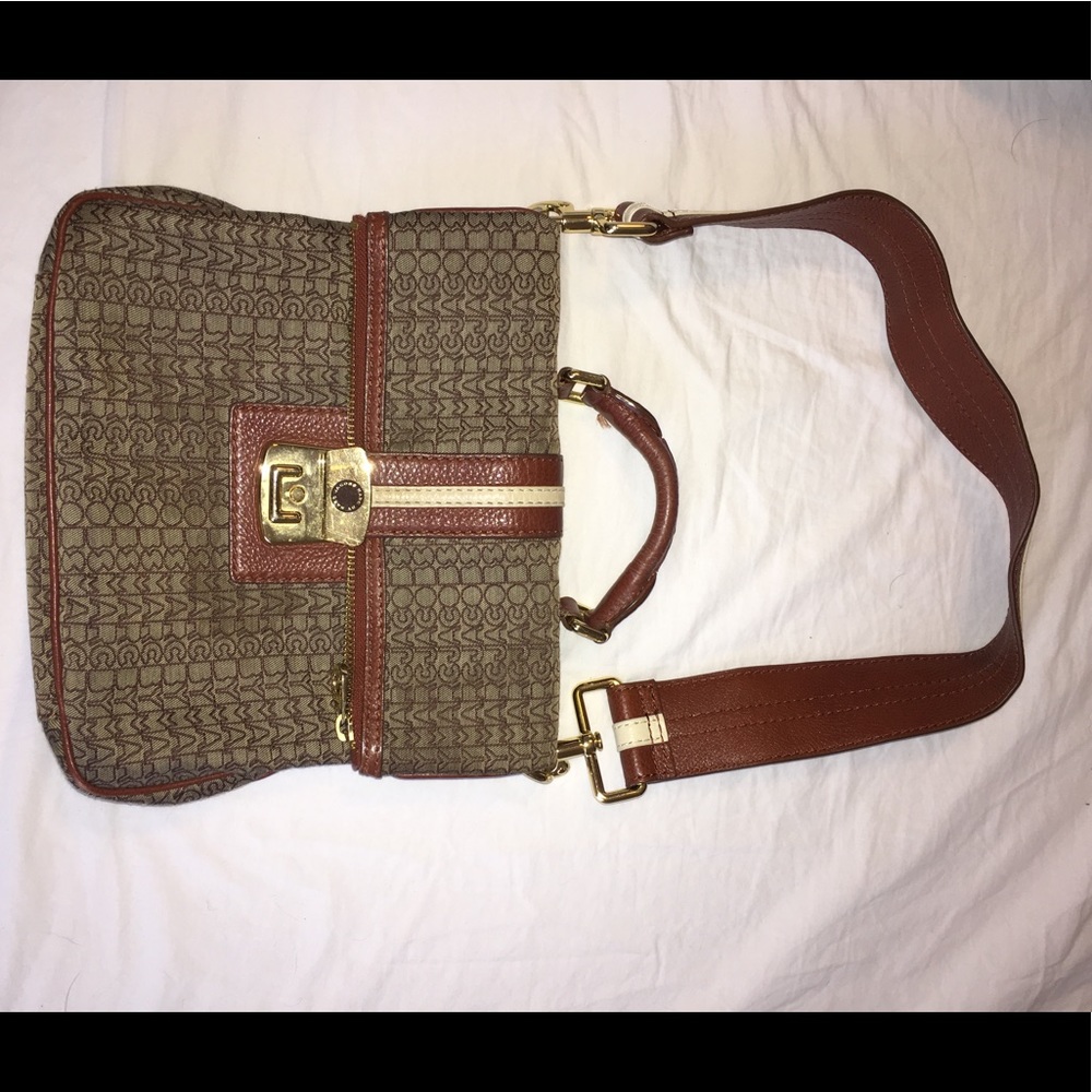 Marc Jacobs jacquard and leather bag